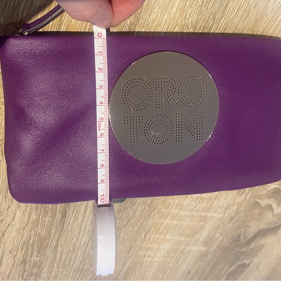 NWT | Oroton Two-Tone Leather Wallet Clutch - Picture 12 of 14